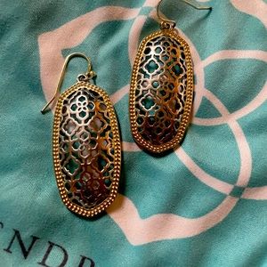 Kendra Scott Silver & Gold Earrings